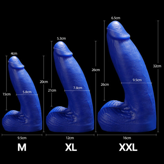 DualDensity™ Stretch Dildo | Tide | Kikuchi Toys SIZE CHART