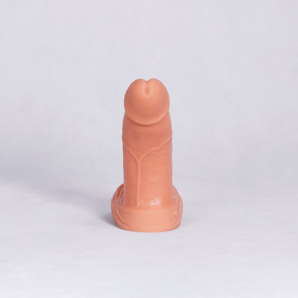 Realistic platinum-cured silicone DualDensity™ Stretch Dildo | Apollo | Kikuchi Toys FRONT VIEW