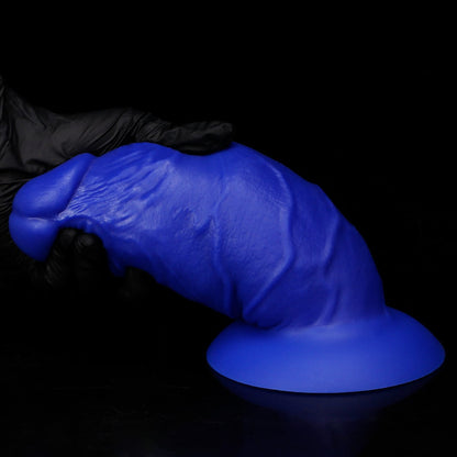 Short Wide Fisting Trainer Dildo | Bulwark | Kikuchi Toys PLATINUM-CURED SILICONE DUAL DENSITY SIDE VIEW