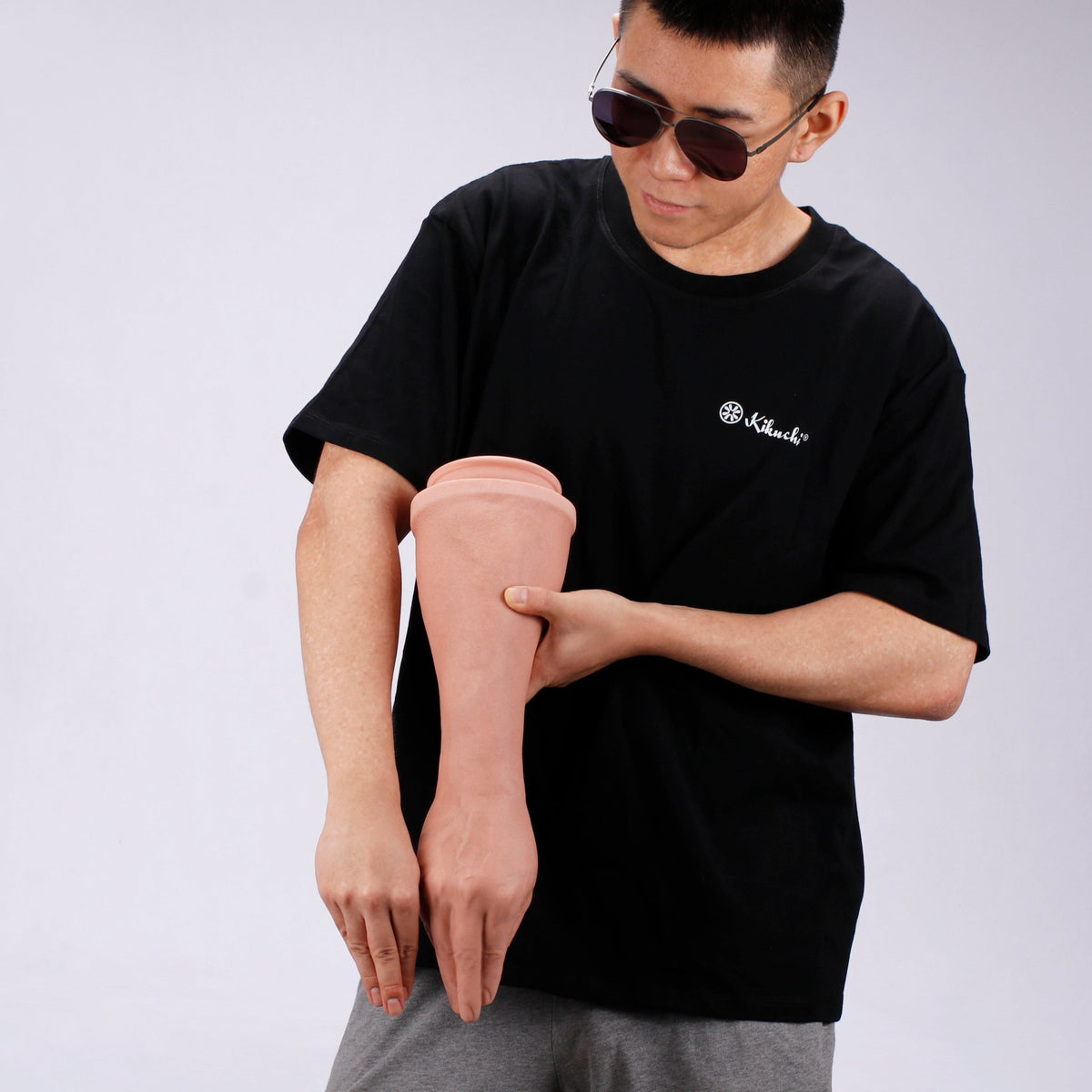 Mano - Kikuchi Toys Realistic Silicone Fist & Arm Dildo Natural