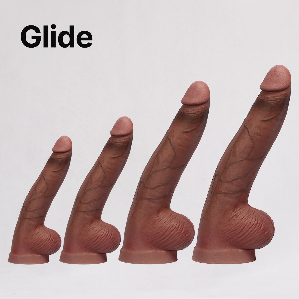 Panther Series - Super Realistic Stretching Dildos - Kikuchi Toys - PANTHER GLIDE, FULL VIEW